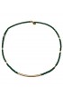 Dámský náhrdelník SYMBOL s trubičkou - zelený